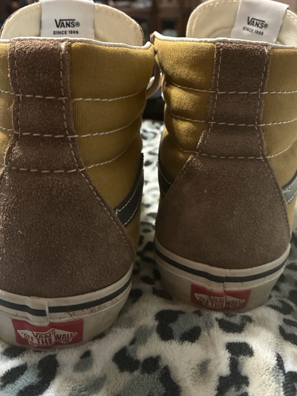 Vans High-Top Suede Sneakers in Brown - Picture 4 of 6